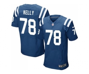 Nike Indianapolis Colts #78 Ryan Kelly Royal Blue Team Color Men's Stitched NFL Elite Jersey