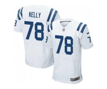 Nike Indianapolis Colts #78 Ryan Kelly White Men's Stitched NFL Elite Jersey