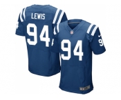 Nike Indianapolis Colts #94 Tyquan Lewis Royal Blue Team Color Men Stitched NFL Elite Jersey