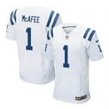 nike nfl indianapolis colts #1 mcafee white[Elite]