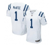 nike nfl indianapolis colts #1 mcafee white[Elite]