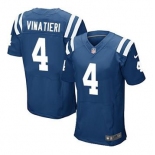 nike nfl indianapolis colts #4 vinatieri blue[Elite]