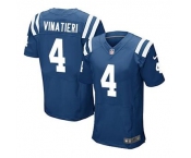 nike nfl indianapolis colts #4 vinatieri blue[Elite]