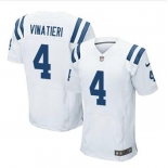 nike nfl indianapolis colts #4 vinatieri white[Elite]