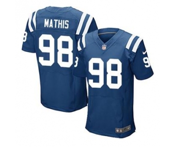 nike nfl indianapolis colts #98 mathis blue[Elite]