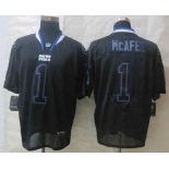 nike nfl jerseys indianapolis colts #1 mcafee black[Elite lights out]