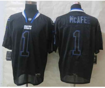 nike nfl jerseys indianapolis colts #1 mcafee black[Elite lights out]