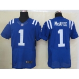 nike nfl jerseys indianapolis colts #1 mcafee blue[Elite]