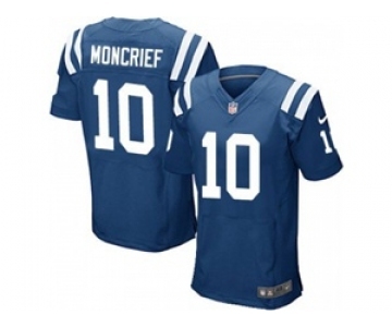 nike nfl jerseys indianapolis colts #10 donte moncrief blue[Elite]