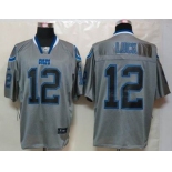 nike nfl jerseys indianapolis colts #12 luck grey[Elite lights out]