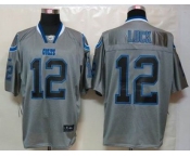 nike nfl jerseys indianapolis colts #12 luck grey[Elite lights out]