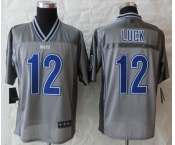 nike nfl jerseys indianapolis colts #12 luck grey[Elite vapor]