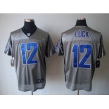 nike nfl jerseys indianapolis colts #12 luck grey[nike shadow]