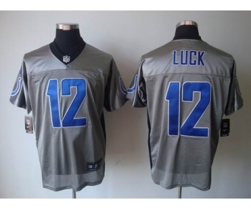 nike nfl jerseys indianapolis colts #12 luck grey[nike shadow]