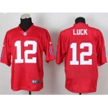 nike nfl jerseys indianapolis colts #12 luck red[Elite]