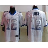 nike nfl jerseys indianapolis colts #12 luck white[Elite drift fashion]