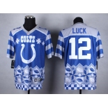 nike nfl jerseys indianapolis colts #12 luck[Elite Style Noble Fashion]