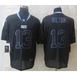 nike nfl jerseys indianapolis colts #13 hilton black[Elite lights out]