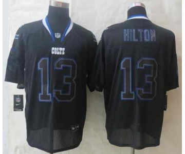 nike nfl jerseys indianapolis colts #13 hilton black[Elite lights out]