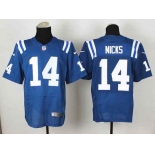 nike nfl jerseys indianapolis colts #14 nicks blue[Elite]