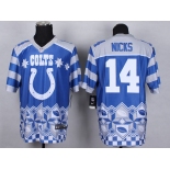 nike nfl jerseys indianapolis colts #14 nicks[Elite Style Noble Fashion]