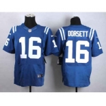 nike nfl jerseys indianapolis colts #16 dorsett blue[Elite]