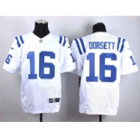 nike nfl jerseys indianapolis colts #16 dorsett white[Elite]