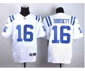 nike nfl jerseys indianapolis colts #16 dorsett white[Elite]