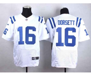 nike nfl jerseys indianapolis colts #16 dorsett white[Elite]