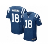 nike nfl jerseys indianapolis colts #18 manning blue[Elite]