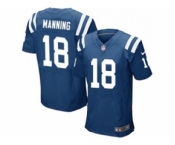 nike nfl jerseys indianapolis colts #18 manning blue[Elite]