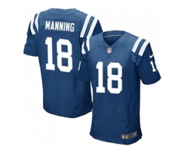 nike nfl jerseys indianapolis colts #18 manning blue[Elite]