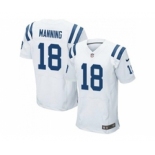 nike nfl jerseys indianapolis colts #18 manning white[Elite]