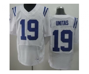 nike nfl jerseys indianapolis colts #19 unitas white[Elite]