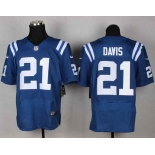 nike nfl jerseys indianapolis colts #21 davis blue[Elite][davis]