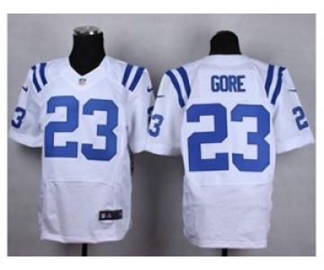 nike nfl jerseys indianapolis colts #23 gore white[Elite]