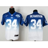 nike nfl jerseys indianapolis colts #34 richardson blue-white[Elite drift fashion][second version][30th anniversary]