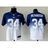 nike nfl jerseys indianapolis colts #34 richardson blue-white[Elite drift fashion][second version]