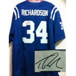 nike nfl jerseys indianapolis colts #34 richardson blue[Elite signature]