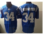 nike nfl jerseys indianapolis colts #34  richardson blue[Elite]