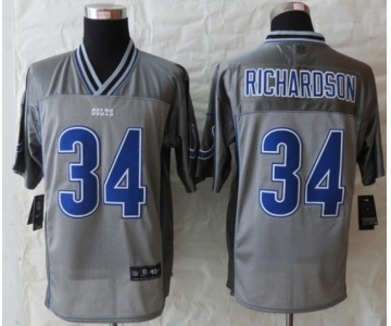 nike nfl jerseys indianapolis colts #34 richardson grey[Elite vapor]