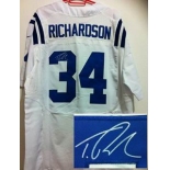 nike nfl jerseys indianapolis colts #34 richardson white[Elite signature]