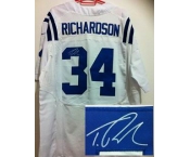 nike nfl jerseys indianapolis colts #34 richardson white[Elite signature]