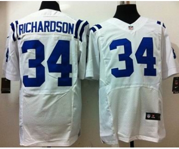 nike nfl jerseys indianapolis colts #34 richardson white[Elite]