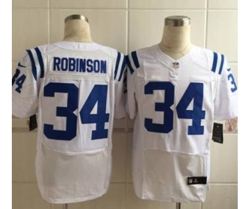 nike nfl jerseys indianapolis colts #34 robinson white[Elite][robinson]