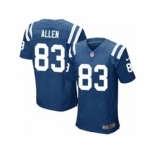 nike nfl jerseys indianapolis colts #83 dwayne allen blue[Elite]