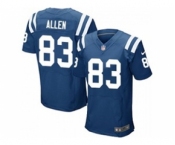 nike nfl jerseys indianapolis colts #83 dwayne allen blue[Elite]