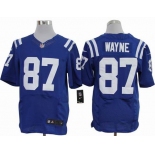 nike nfl jerseys indianapolis colts #87 wayne blue[Elite]