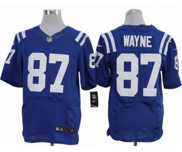 nike nfl jerseys indianapolis colts #87 wayne blue[Elite]