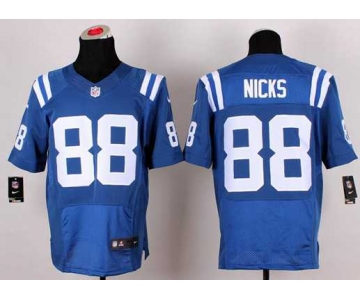 nike nfl jerseys indianapolis colts #88 nicks blue[Elite]